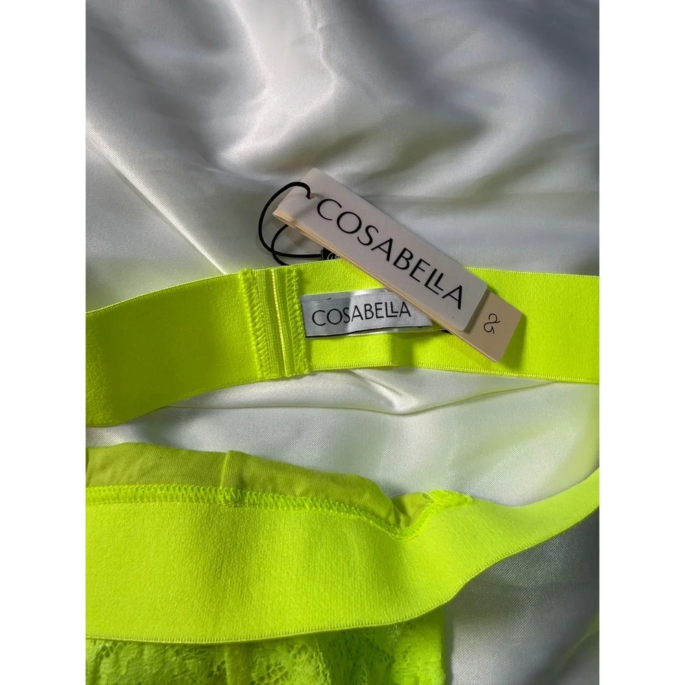 Cosabella Neon Lace Jockstrap Men's Bright Yellow‎ Sexy Style Size S